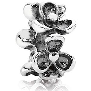 Pandora Wanda’s Garden I Floral Spacer Charm – Retired Sterling Silver – 790857